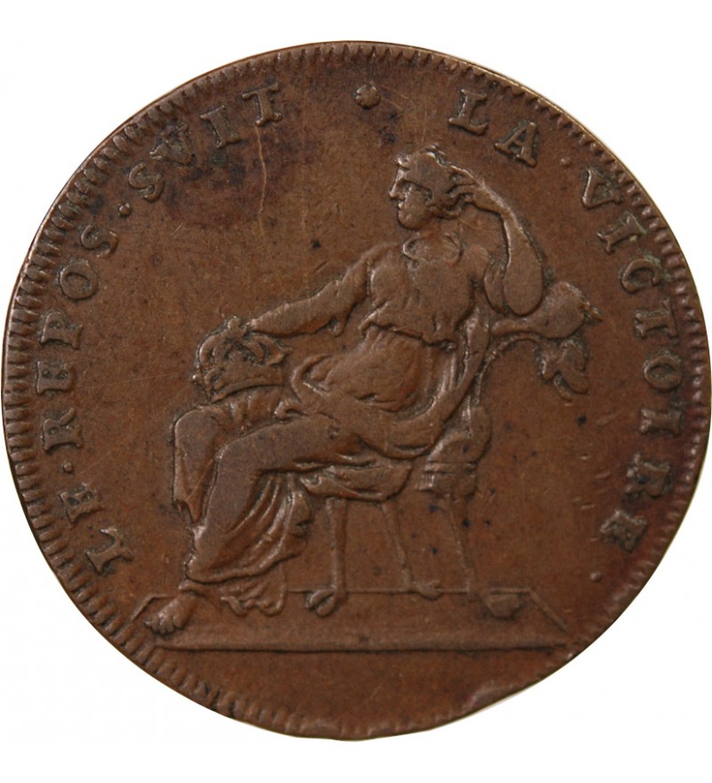 NUREMBERG, LOUIS XIV - JETON CUIVRE - PAIX DE RATISBONNE