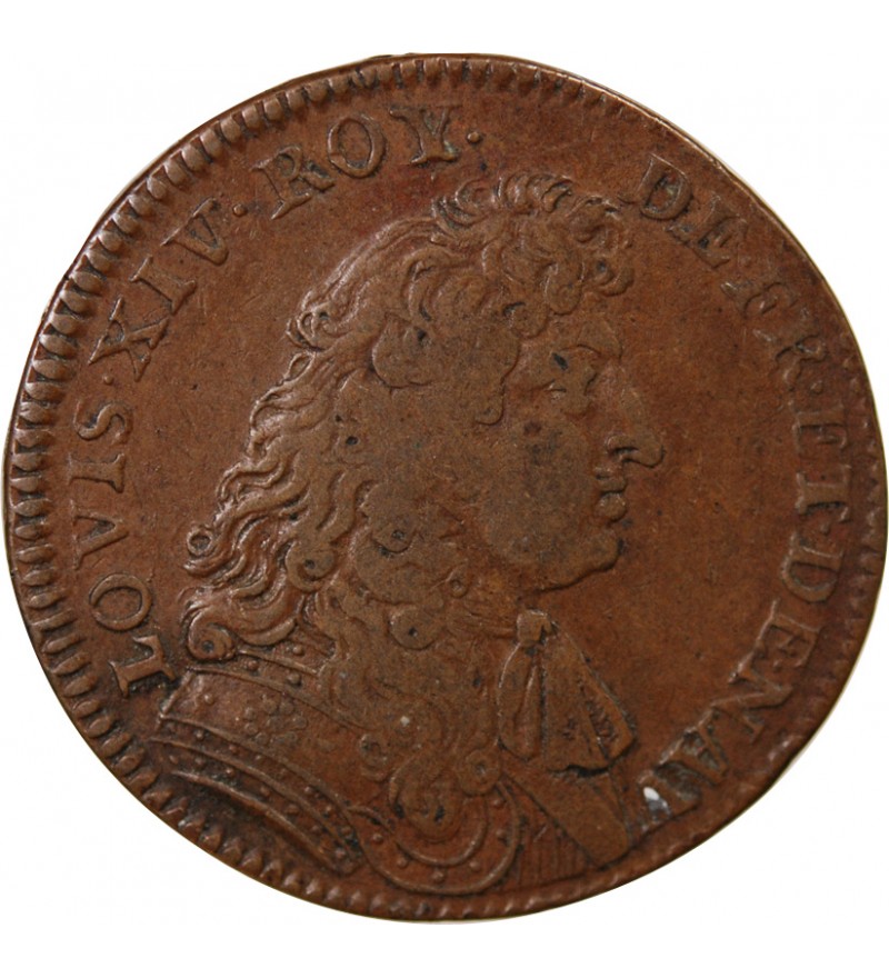 NUREMBERG, LOUIS XIV - JETON CUIVRE - PAIX DE RATISBONNE