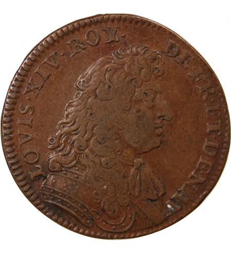 NUREMBERG, LOUIS XIV - JETON CUIVRE - PAIX DE RATISBONNE