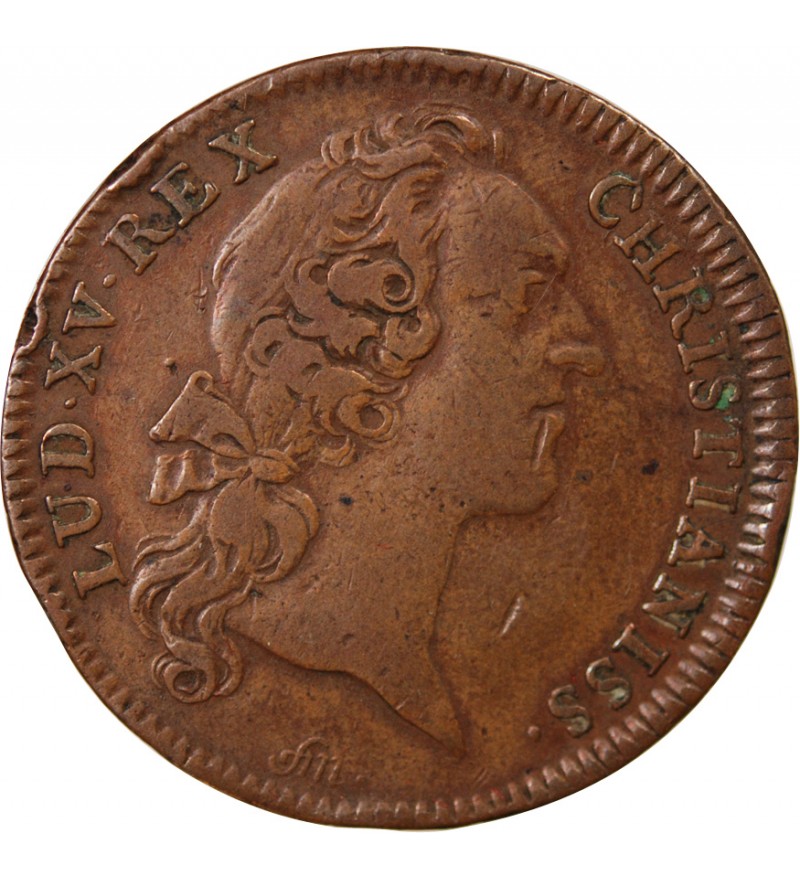 ORDINAIRE DES GUERRES, LOUIS XV – JETON CUIVRE 1753