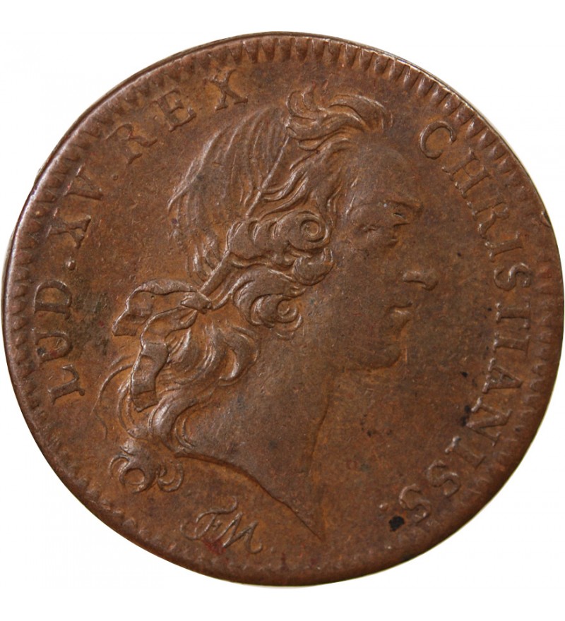 TRESOR ROYAL, LOUIS XV - JETON CUIVRE 1750