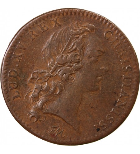 TRESOR ROYAL, LOUIS XV - JETON CUIVRE 1750