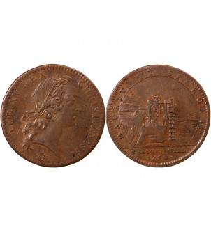 TRESOR ROYAL, LOUIS XV - JETON CUIVRE 1750 2