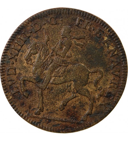 LOUIS XIV LE GRAND - JETON CUIVRE