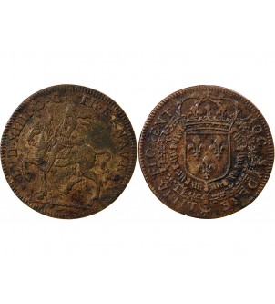 LOUIS XIV LE GRAND - JETON CUIVRE 2