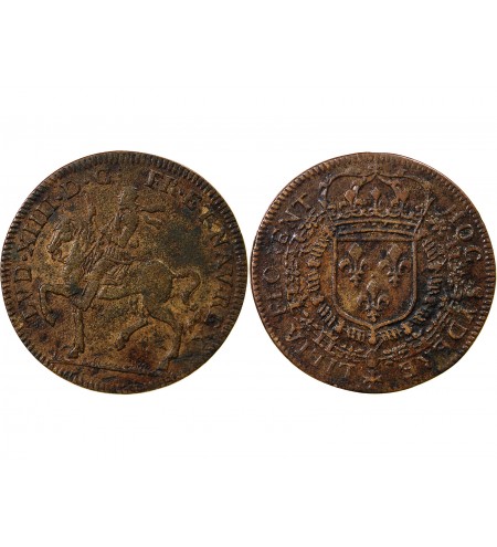 LOUIS XIV LE GRAND - JETON CUIVRE