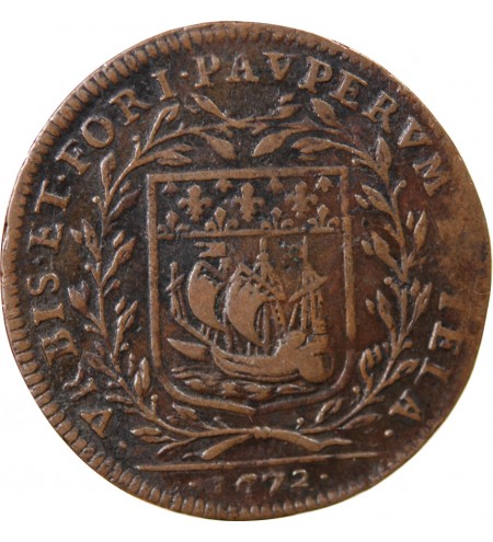 COMTE DE BEAUMONT, ACHILLE DE HARLAY - JETON CUIVRE 1672