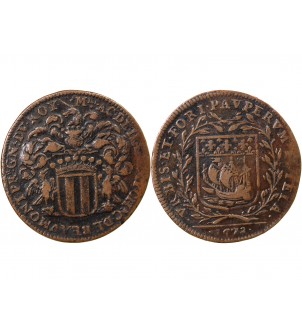 COMTE DE BEAUMONT, ACHILLE DE HARLAY - JETON CUIVRE 1672 2