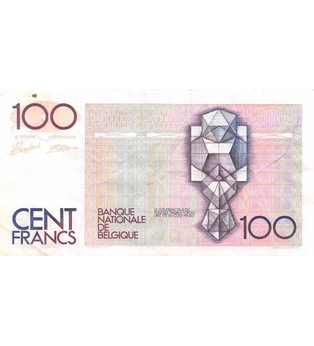 BELGIQUE - 100 FRANCS Hendrick Beyaert 1982 / 1994