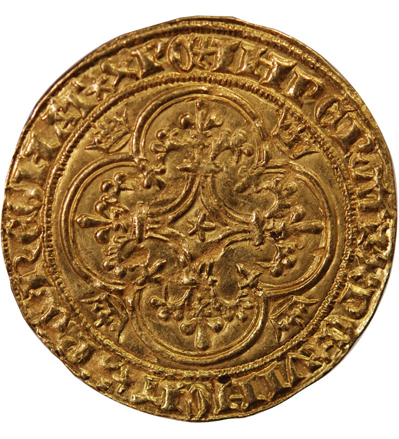 CHARLES VI LE FOU - ECU D'OR A LA COURONNE 1388