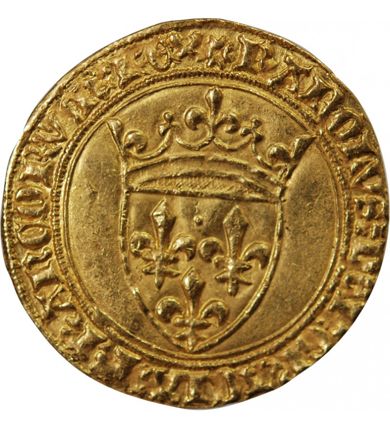 CHARLES VI LE FOU - ECU D'OR A LA COURONNE 1388