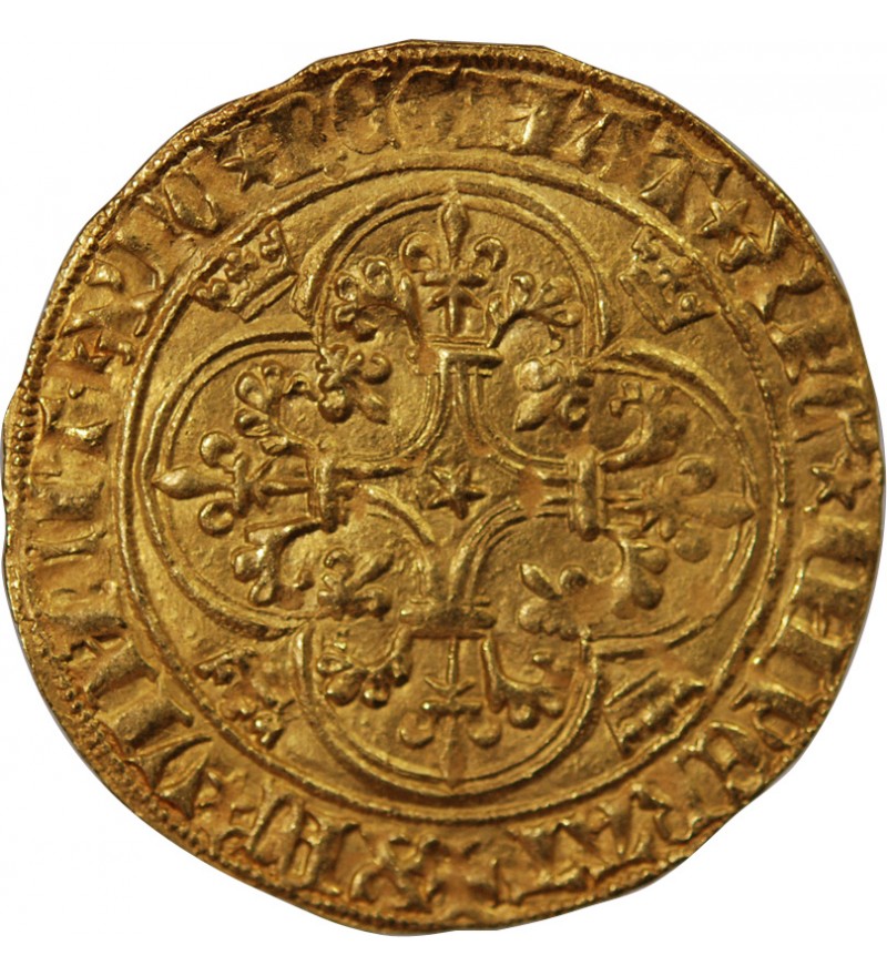 CHARLES VI LE FOU - ECU D'OR A LA COURONNE 1388