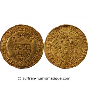 CHARLES VI LE FOU - ECU D'OR A LA COURONNE 1388