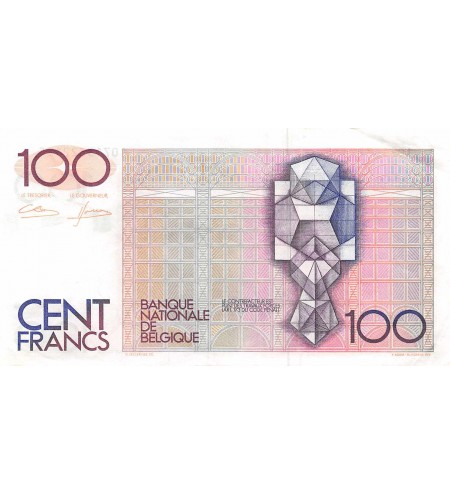 BELGIQUE - 100 FRANCS Hendrick Beyaert 1982 / 1994