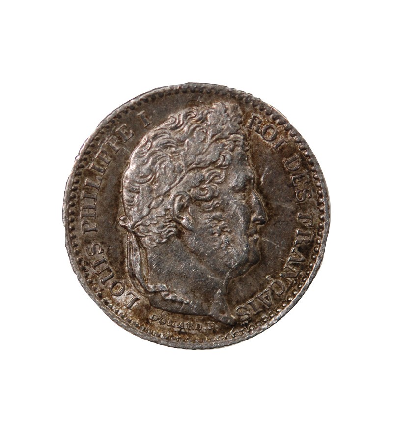 LOUIS PHILIPPE﻿ - 25 CENTIMES ARGENT 1845 B ROUEN