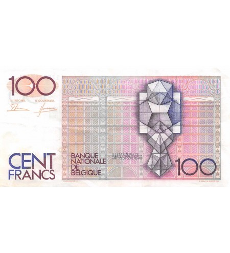 BELGIQUE - 100 FRANCS Hendrick Beyaert 1982 / 1994