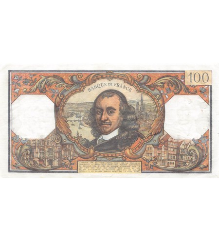 FRANCE, CORNEILLE - 100 FRANCS 04/05/1972 - SÉRIE G.648 - TTB