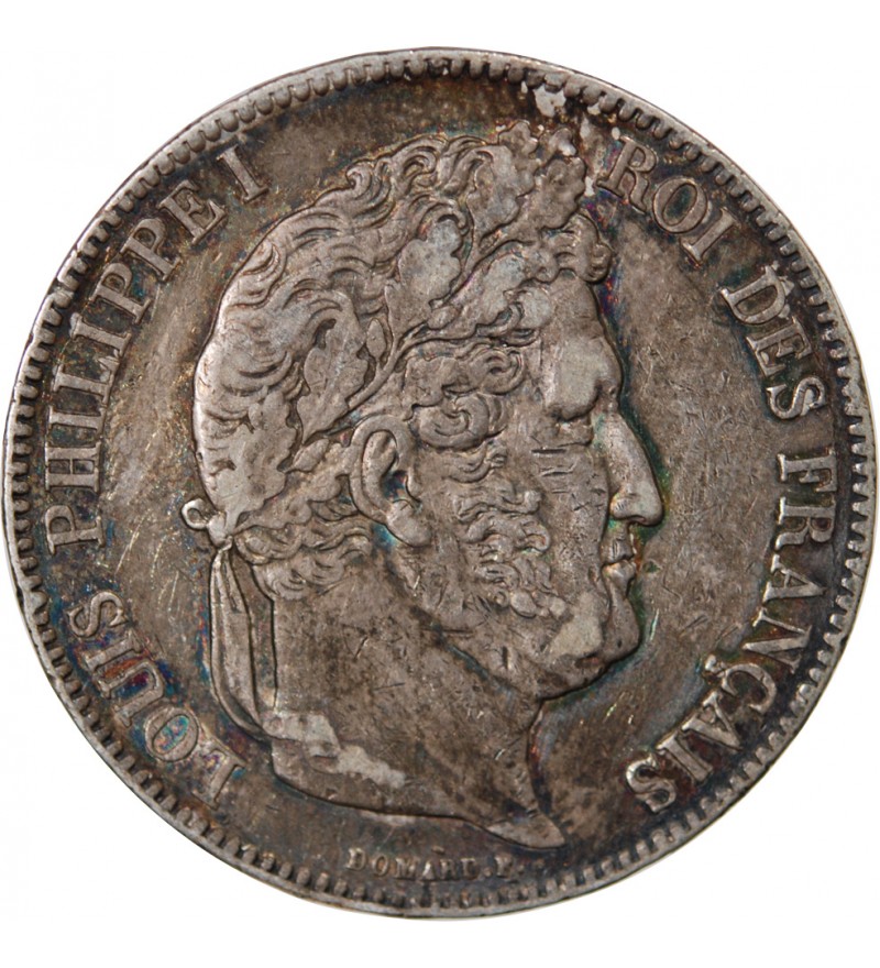 LOUIS PHILIPPE﻿ - 5 FRANCS ARGENT 1839 B ROUEN