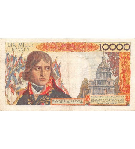 FRANCE - 100 NF / 10000 FRS SURCHARGE BONAPARTE 30.10.1958﻿﻿
