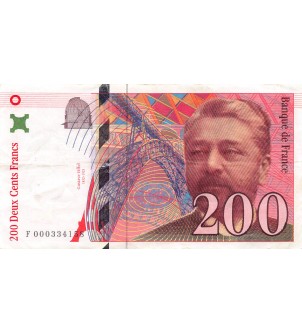 FRANCE, GUSTAVE EIFFEL - 200 FRANCS 1995 - SÉRIES VARIÉES - TB à TB+