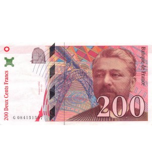 FRANCE, GUSTAVE EIFFEL - 200 FRANCS 1999 - SÉRIES VARIÉES - TTB 2