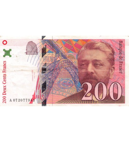 FRANCE, GUSTAVE EIFFEL - 200 FRANCS 1999 - TB à TB+