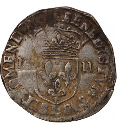 LOUIS XIII - 1/4 ECU ARGENT 1630 L BAYONNE
