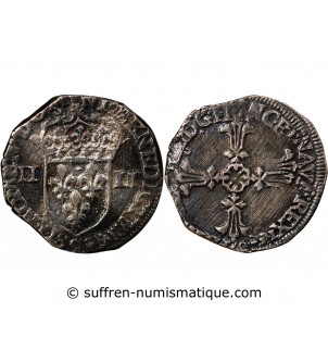 HENRI IV - 1/4 ECU ARGENT ? RENNES