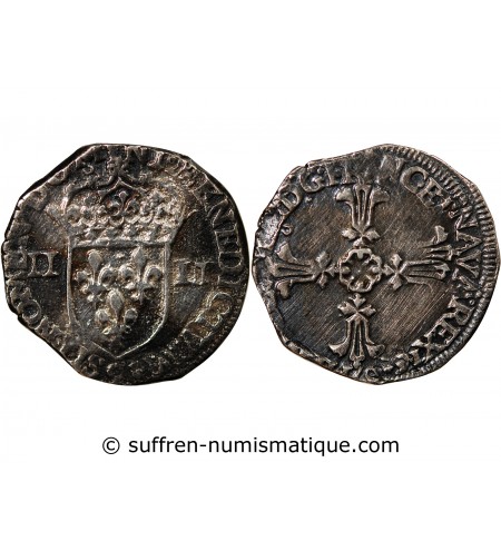 HENRI IV - 1/4 ECU ARGENT ? RENNES