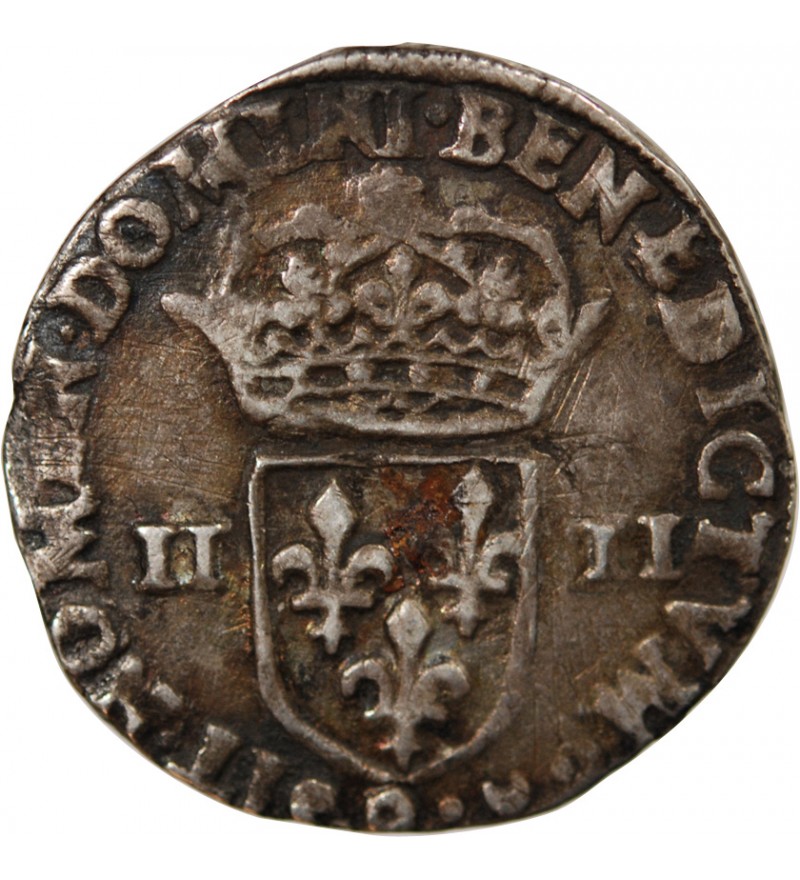 Henri III 01-avr ecu Argent 1578 9 Rennes