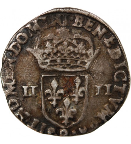 Henri III 01-avr ecu Argent 1578 9 Rennes