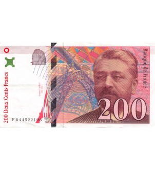 FRANCE, GUSTAVE EIFFEL - 200 FRANCS 1997 - Série F.044522106 - PTTB 2