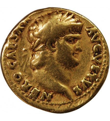 NERON - AUREUS OR 65-66 ROME