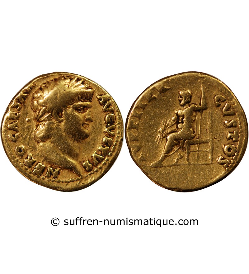 NERON - AUREUS OR 65-66 ROME