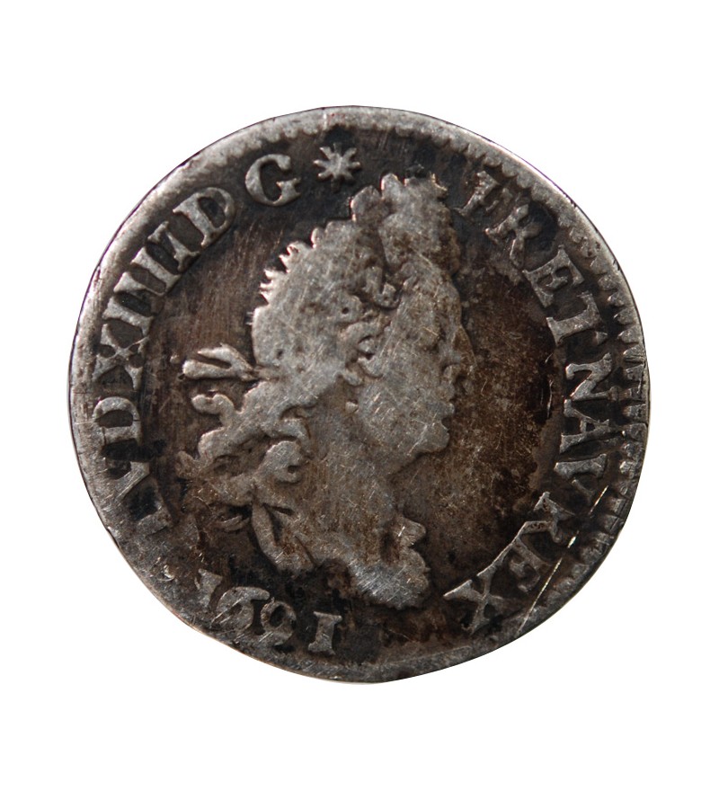 LOUIS XIV﻿ - 4 SOLS AUX DEUX L 1691 A PARIS