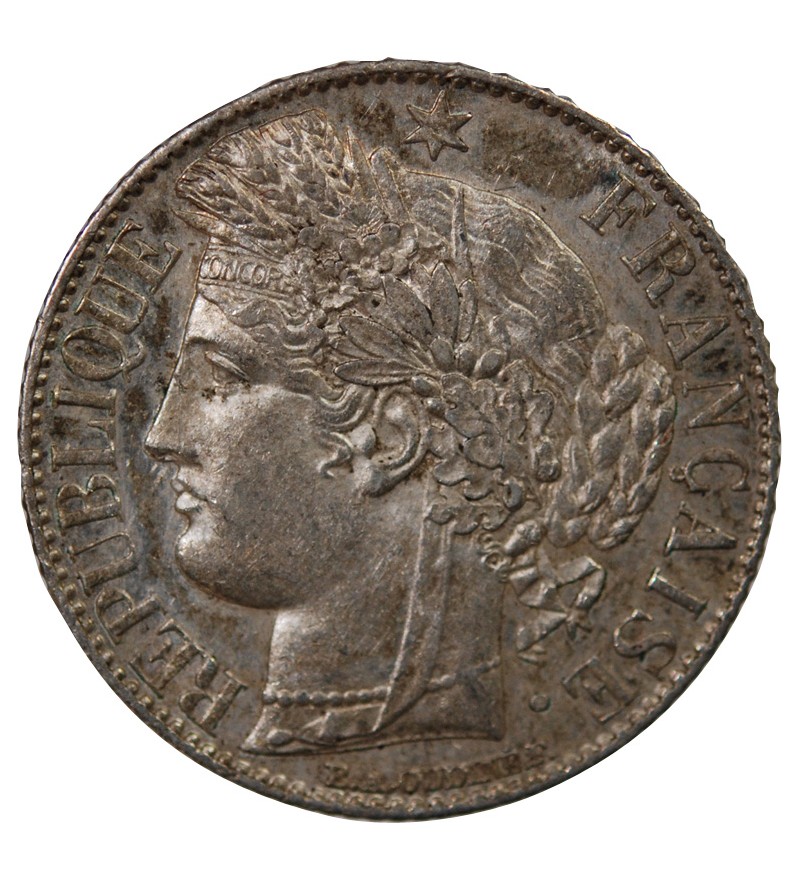 CERES ﻿- 1 FRANC ARGENT 1887 A PARIS