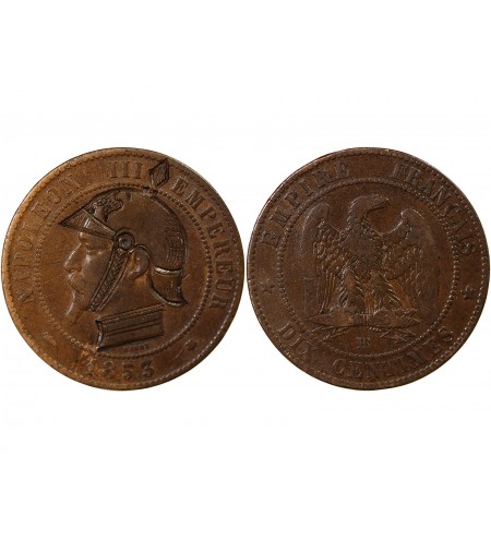 NAPOLEON III, SEDAN - MODULE SATIRIQUE DE 10 CENTIMES