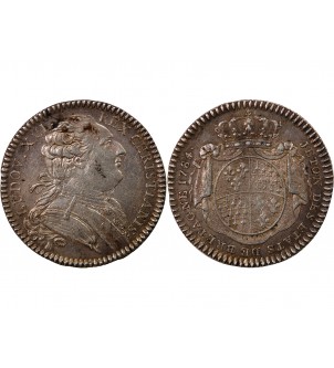 ETATS DE BRETAGNE, LOUIS XVI – JETON ARGENT 1784 RENNES Daniel 130 2
