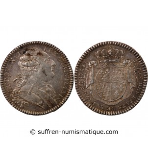 ETATS DE BRETAGNE, LOUIS XVI – JETON ARGENT 1784 RENNES Daniel 130