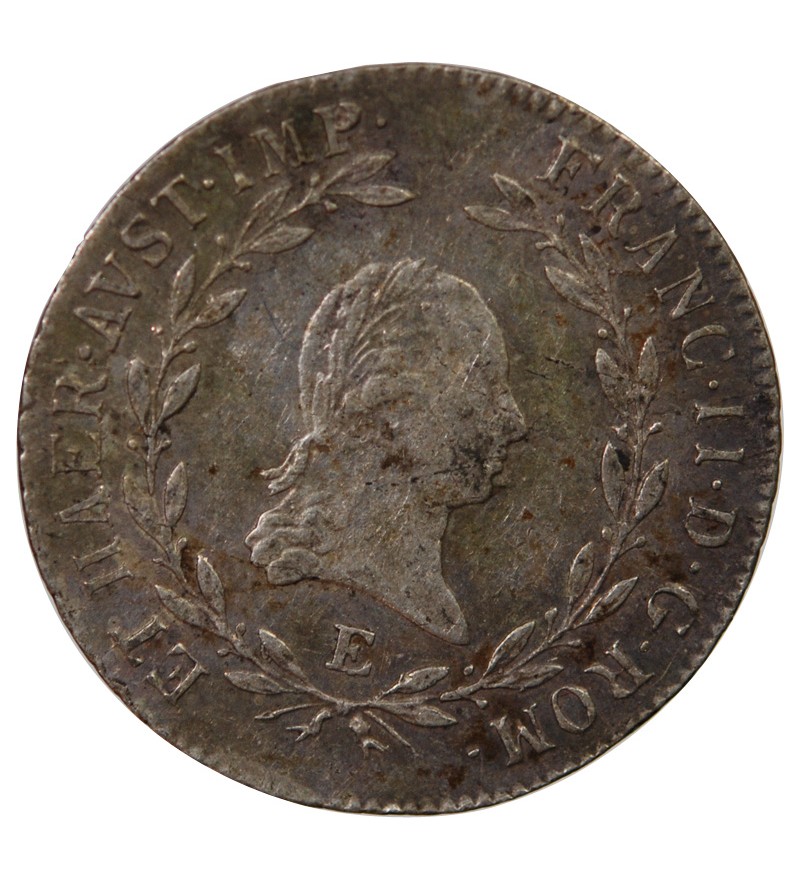 AUTRICHE, FRANÇOIS II - 20 KREUZER ARGENT 1805 E KARLSBURG