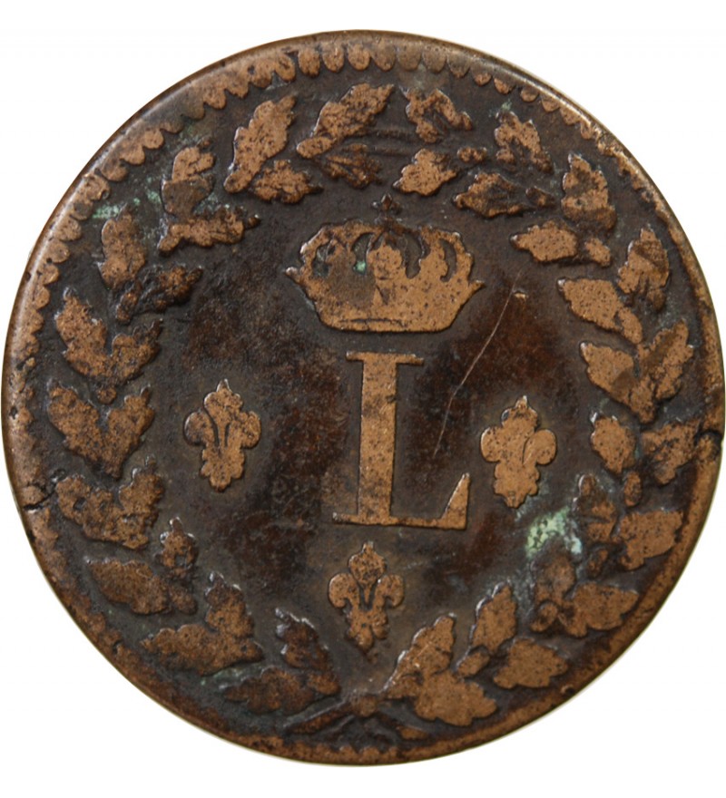 SIEGE DE STRASBOURG, LOUIS XVIII - DECIME 1815 sans point BB