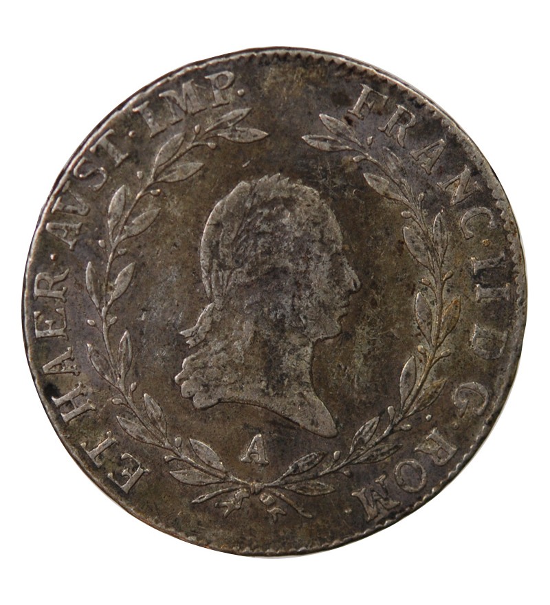 AUTRICHE, FRANÇOIS II - 20 KREUZER ARGENT 1806 A VIENNE