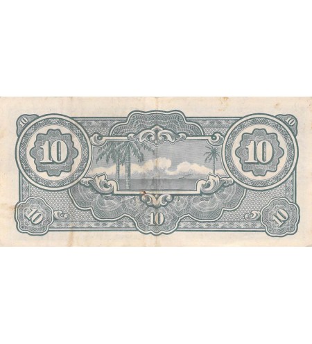 MALAISIE  OCCIDENTALE, OCCUPATION JAPONAISE - 10 DOLLARS 1942 / 1944 - TTB