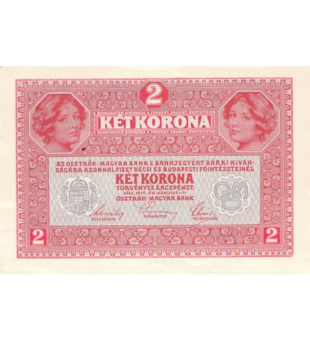 AUTRICHE-HONGRIE - 2 KRONEN 1917 / 1919 - SÉRIES VARIÉES - SPL