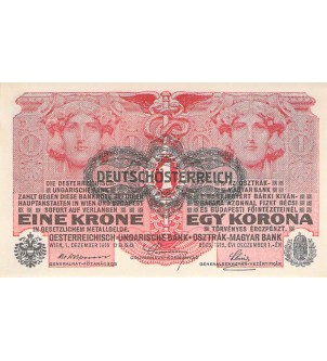 AUTRICHE-HONGRIE - 1 KRONE 1916 / 1919 - SÉRIES VARIÉES - SPL
