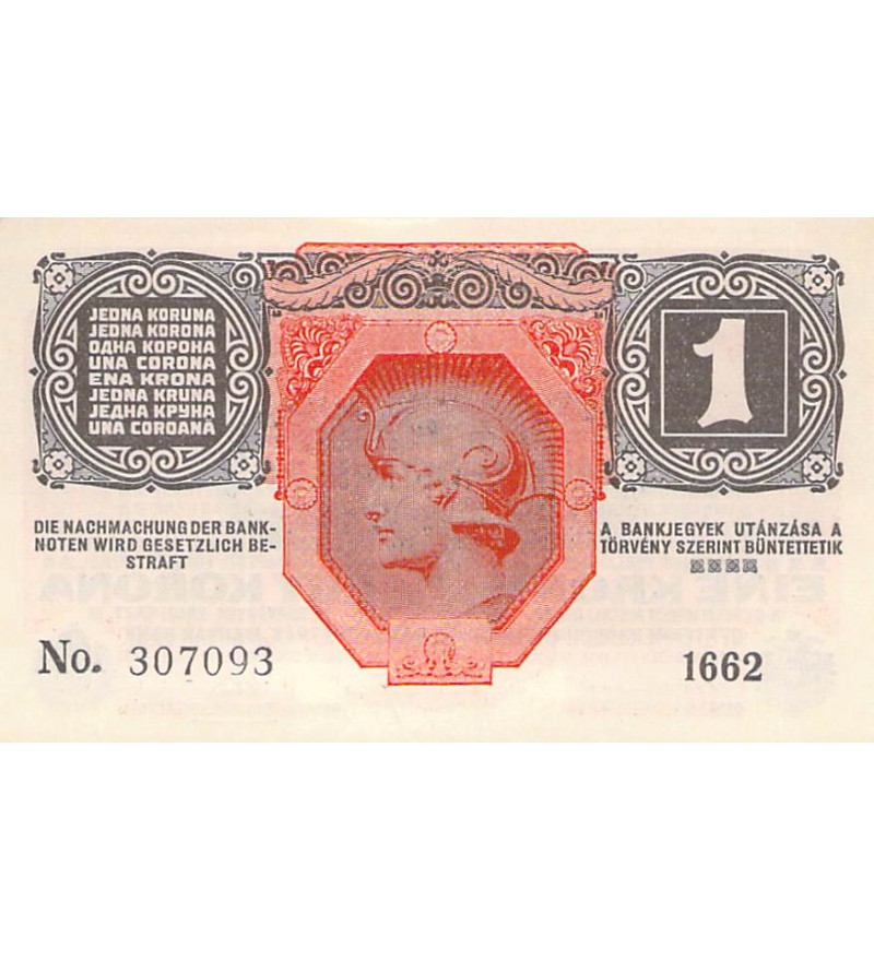 AUTRICHE-HONGRIE - 1 KRONE 1916 / 1919 - SÉRIES VARIÉES - SPL