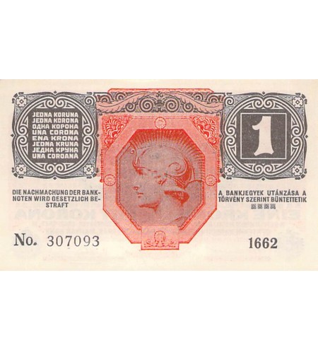AUTRICHE-HONGRIE - 1 KRONE 1916 / 1919 - SÉRIES VARIÉES - SPL