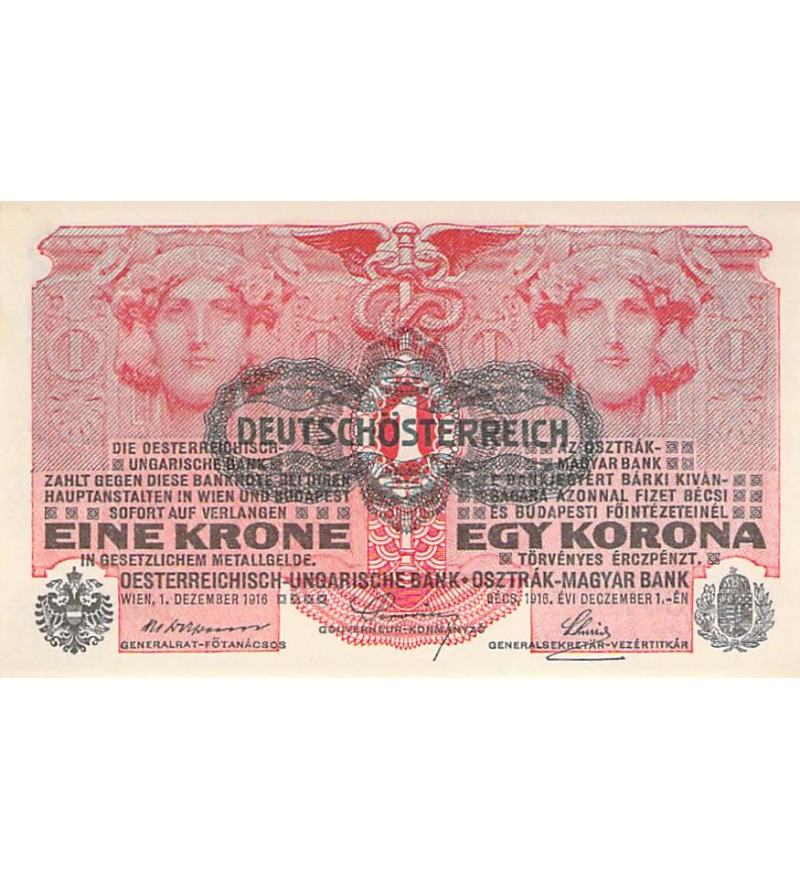 AUTRICHE-HONGRIE - 1 KRONE 1916 / 1919 - SÉRIES VARIÉES - SPL