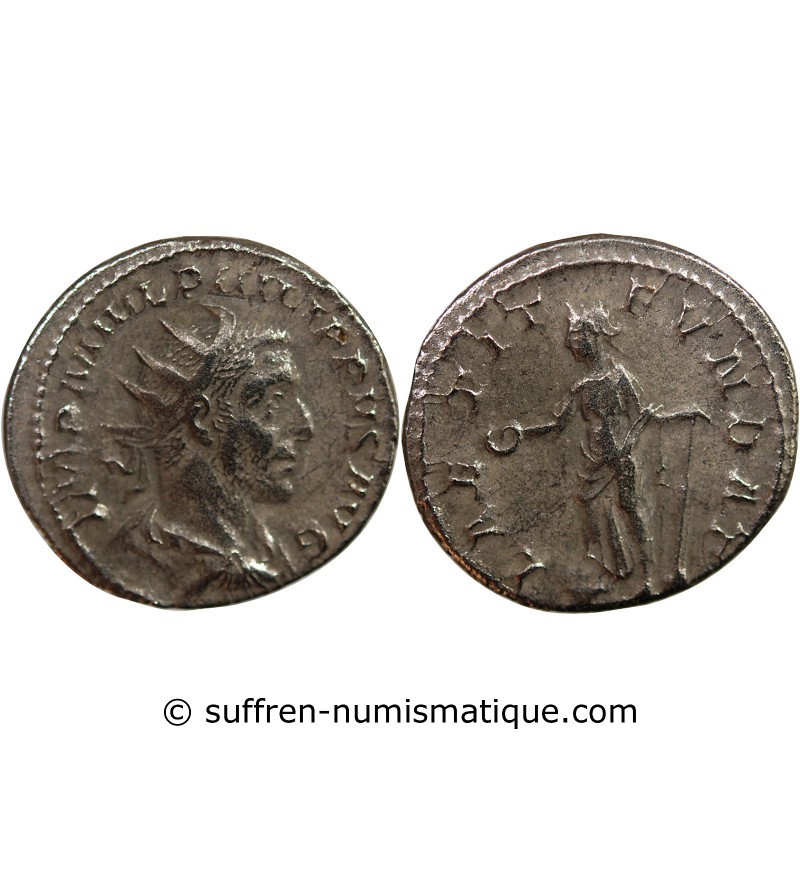 PHILIPPE Ier L'ARABE - ANTONINIEN 244 ROME