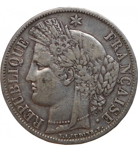 5 FRANCS CERES 1851 A PARIS